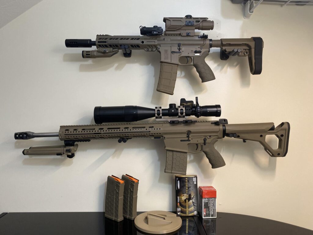 ar10 ar15 wall mounted scaled