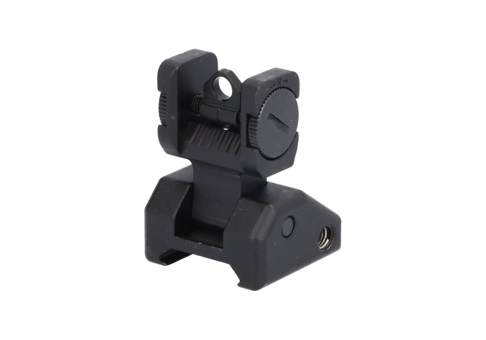 ALUMINUM FLIP UP REAR SIGHT FOR 516 556XI 716 M400 MPX